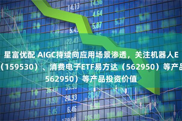 星富优配 AIGC持续向应用场景渗透，关注机器人ETF易方达（159530）、消费电子ETF易方达（562950）等产品投资价值